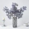 Grama Peluda Artificial de 3 Hastes Flor Falsa Planta Verde Decoração de Casa Casamento Enfeites Flor de Simulação Produtos Acabados de Alta Qualidade Atacado