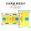 Equipamento de Treinamento de Basquete Liga de Alumínio Tábua Tática de Basquete Suprimentos para Árbitros Versão de Demonstração Tábua Tática de Basquete Liga de Alumínio