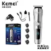 Kemei Cortapelos Eléctrico Recortador Km-427 Cortapelos de Aceite para Diseño de Cabeza Pantalla Digital Profesional Salón Cortapelos Eléctrico Venta al por Mayor