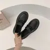 Zapatos de Cuero para Mujer de Tacón Plano, Tallas Grandes, Boca Baja, Nuevos 2025, Transfronterizos Europeos y Americanos, Zapatos de Vestir Individuales, Mocasines, Venta al por Mayor, Tallas Grandes