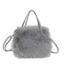 Bolso Femenino de Moda Nuevo, Bolso de Mano de Felpa con Cuentas, Bolso Cuadrado Pequeño con Textura, Bolso Versátil para el Día a Día, Bolso Cruzado Peludo Sencillo