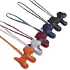 Colgante de Bolso para Cachorro de Cuero de PU Nuevo de Huayang, Adorno Lindo para Mascotas, Accesorios de Ropa DIY, Accesorios para Llavero de Mochila