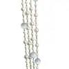 Collar Redondo de Perlas Ojo de Gato con Cuentas Lujo Accesible Retro Cadena Sencilla para Clavícula Nicho Elegante Joyería de Alta Gama para Mujeres