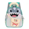 Mochila Infantil para Crianças do Jardim de Infância 2026 Desenho Animado Fofo Tubarão Bebê Bolsa Mochila Dupla de Ombro Pré-escolar Mochila Escolar