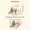 Hs1753H Veado Fofo Urso Polar Papai Noel Adesivo de Parede Autoadesivo Decoração de Casa para o Natal Adesivo de Parede