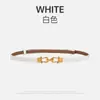 Elegante y versátil cadena fina para la cintura para mujer, elegante y dulce, adecuada para ir al trabajo, para combinar con faldas y blusas, para estilizar la cintura y crear una apariencia esbelta