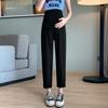 3061 Pantalones de Verano para Maternidad de Tencel Bambú M-3XL Sueltos Transpirables Tela de Tencel Casual Pantalones Abdominales