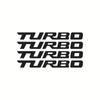 Adesivo turbo turbo de carro logo esportivo traseiro adesivo de modificação de maçaneta cubo de roda adesivo refletivo à prova d'água para carroceria