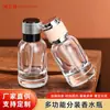 En Stock Botella de Perfume de Vidrio Transparente de 50 ml con Tapa de Presión, Botella Portátil con Atomizador de Presión, Botella Recargable para Cosméticos, Producto para el Cuidado de la Piel