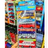 Supermercado Mismo Estilo Aleación Apertura de Puerta Modelo de Coche Set Juguete Autobús Escolar Transfronterizo Amazon Nuevo Producto Venta Caliente