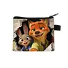 Nuevo Artículo Más Vendido Zootopia 2 Monedero Infantil Mini Almacenamiento Cartera Pequeña Lindo Portátil Soporte para Tarjeta de Llave