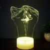 Iluminación para Dormitorio en Casa Luz Nocturna LED Hatsune Future Adornos de Escritorio Ambiente Nocturno Luz Decorativa Romántica de Noche