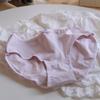 M-XL simples sólido cor cintura média quadril mais gordura cueca quadril algodão mulheres cuecas simples 978