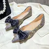 Zapatos Planos Blancos con Diseño de Grulla de Almohada 2026 Estilo Nuevo para Mujer con Lentejuelas, Suela Suave, Cómodos Mocasines con Lazo para Mujer en Otoño