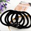 Accesorios para el Cabello Estilo Coreano de Tienda de 2 Yuanes, Cuerda para el Cabello de Terciopelo Negro, Cuerda para el Cabello, Anillo para el Cabello Fabricante Venta Directa al por Mayor Promoción Especial