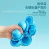 Molde de Silicone para Picolé com 7 Furos Suplemento Alimentar Infantil para Picolé Bandeja de Gelo Doméstica Dly Cor Colorida Molde para Picolé de Bolo de Sorvete Novo Estilo