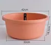 Lavatório Profundo, Bacia Plástica Doméstica, Bacia para Lavar Vegetais, Tamanhos Pequeno, Médio, Grande, Bacia para Lavar os Pés, Bacia Espessa para Lavanderia