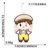 Nuevos personajes de dibujos animados de anime bidimensionales de peluche, colgantes hechos a mano para DIY para combinar con mochilas y cajas, parches de tela bordados