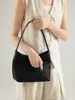 Bolsa tote de PU trançado retrô, versátil para o trabalho, casual e fashion, bolsa de ombro feminina de novo estilo, design único