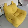 Sofá Infantil de Peluche Bebé Color Dopamina Lindo Gato Sofá Mascota Sofá Perezoso Saco de Frijol