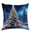 Amazon Cross-Border Nova Capa de Almofada para Árvore de Natal Boneco de Neve Quarto Sala de Estar Escritório