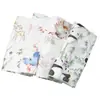 Tecido de Gaze de Algodão de Bambu, Swaddle Classe A para Recém-nascidos, Toalha de Saliva, Cobertor, Roupa Infantil, Roupa de Casa, Tecido Estampado Atacado