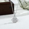 Falda Mini de Diamantes Completos Estilo Douyin Transfronterizo Similar Versión Alta Collar Cadena Clavícula Nicho Elegante Versátil Moda Simple para Mujer