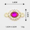 Joyería de aleación europea y americana accesorios diy doble colgante ojo de diablo taladro gota de aceite collar pulsera colgante venta al por mayor transfronteriza