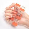 Fabricante de Pegatinas para Uñas Plataforma Transfronteriza Suministro de Alta Calidad Artesanía Láser 3D Estampado en Caliente Película para Esmalte de Uñas Pegatina para Uñas