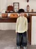 Colección de Invierno para Niños Tongku 2025 Ropa Infantil Versátil de Punto Básico de Huzhou Zhili Suéter para Niños de Cuello Alto Grueso