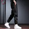 Pantalones Jogger para Hombre de Primavera y Otoño Bloque de Color Pantalones Casuales para Hombre Streetwear Casual Sueltos Americanos de Alta Gama Pantalones Cargo Grises para Hombre