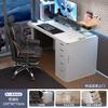 Mesa de Computador para Quarto de Menina, Mesa de Trabalho para Uso Doméstico, Mesa Gamer Branca, Mesa Simples Moderna, Mesa Estilo Creme