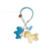 Llavero para Hacerse Rico Rápidamente, Colgante Pequeño de Caballo Dorado, Colgante para Bolso, Pequeños Regalos Prácticos para Promociones de Transmisiones en Vivo Corporativas, Al Por Mayor
