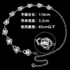 Nova Corrente de Cintura da Moda para Mulheres, Cinto de Corrente de Metal Personalizado com Pedrarias, Acessório para Vestido