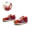 Zapatos Forrest Gump de cuero genuino bicolor, nuevo modelo primavera-verano 2026, zapatillas deportivas de entrenamiento alemanas de suela gruesa, zapatillas de running versátiles, zapatillas casual tipo gofre