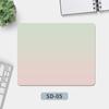 Mouse Pad Simples de Cor Pura Estilo Casual, Pad de Mesa, Mouse Pad Espesso à Prova d'Água, Fofo, Jovem, Para Meninos e Meninas
