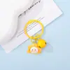 Pingente de chaveiro criativo e fofo de coelho de queijo de resina Acessório de presente cultural e criativo DIY para decoração de bolsa
