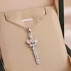Colar transfronteiriço novo em aço titânio joia feminina moda personalidade simples venda quente joia de corrente para clavícula feminina colar criativo