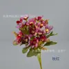 Flor de hortensia de hierba acuática, flor de seda de simulación, flor decorativa para el hogar, flor artificial, flor decorativa para boda, flor de sujeción