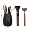 Ceremonia del Té Set de 6 Caballeros Accesorios para Tetera Kung Fu Aguja de Té Cuchillo de Té Arte del Té Mesa de Té Herramientas para Preparar Té