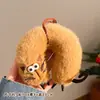 Pingente de Pelúcia Desenho Animado Fofo Panda Coelho Boneca Chaveiro Decoração de Mochila de Estudante Presente Atacado em Estoque
