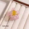 Mini tamanho pequeno 4cm Flor de Ovo Grampo de Cabelo Explosões da Amazon Estilo Férias na Praia Prendedor de Cabelo Cor Gradiente Dopamina
