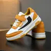 Moda 2025 nuevos zapatos de piel para niños medianos y grandes primavera y otoño niños de moda estudiantes niños y niñas casuales zapatillas transpirables