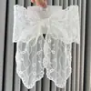 Niña Delicada Encaje Encaje Lazo Pinza de Resorte Pinza Superior Placa de Princesa Pasador Estilo Coreano Adorno Dulce para el Cabello Primavera y Otoño Nuevo