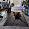 Alfombra de terciopelo de cristal creativa impresa en 3D, la más vendida de Amazon, para sala de estar y dormitorio, resistente a las manchas y fresca al tacto