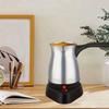 Estándar Europeo Estándar Inglés Mini Cafetera Olla de Metal con Asa Portátil Eléctrica Cafetera Turca Tetera