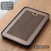 Bandeja de Chá Doméstica Cerâmica Chá Mar de Drenagem Bandeja de Armazenamento de Água Cerâmica Luxo Leve High-end Mesa de Chá de Preparo Seco Bandeja Redonda para Conjunto de Chá