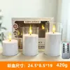 Lámpara de Velas Electrónica Simulación de Velas LED Decoración para Bodas Festivales Iluminación Exterior Recargable Control Remoto Lámpara de Ambiente