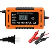 Cargador de Batería de Plomo-Ácido Inteligente de Pulso 12V6A 110 Voltaje Amplio para Coche y Motocicleta, Venta al por Mayor