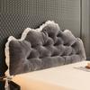 Almohada de cabecera de alta calidad, respaldo grande, estilo europeo, bolsa grande suave, protección para la parte superior del cuello para cama doble, almohada protectora para la cintura, cojín de respaldo para sofá